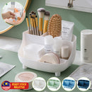 idrop Multifunction Storage Box For Stationary & Makeup / Kotak Penyimpanan Barang Pelbagai Guna Alat Tulis Dan Alatan Solek / 塑料桌面文具收纳盒