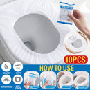 idrop [ 10PCS ] Disposable Toilet Seat Cushion Cover / Alas Duduk Jamban Pakai Buang / 一次性马桶垫彩袋包装