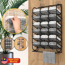 idrop [ 18 Grid ] Sock & Underwear Storage Rack / Rak Penyimpanan Stokin & Seluar Dalam / 18格袜子架(袜 子收纳架)(铁艺壁挂篮 )