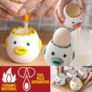 idrop Ceramic White Egg Yolk Separator Bird Design /  Pemisah Kuning dan Putih Telur Bentuk Burung Seramik / 陶瓷小鸟蛋清分离器