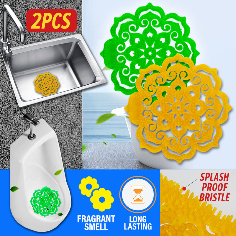 idrop [ 2PCS ] Fragrant Sink & Toilet Urinal Deodorant Pad