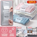 idrop [ 10PCS ] Magic Band Clothing Storage Wrap ( 11 X 59CM) / Strap Tali Lilit Balut Baju / 中号衣服收纳卷(PP衣服整理自粘卷困器)11*59CM(MAGIC BAND)