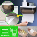 idrop Wall Mounted Tissue Box  / Kotak Tisu Dinding / (强力胶)挂壁多功能塑料纸巾盒