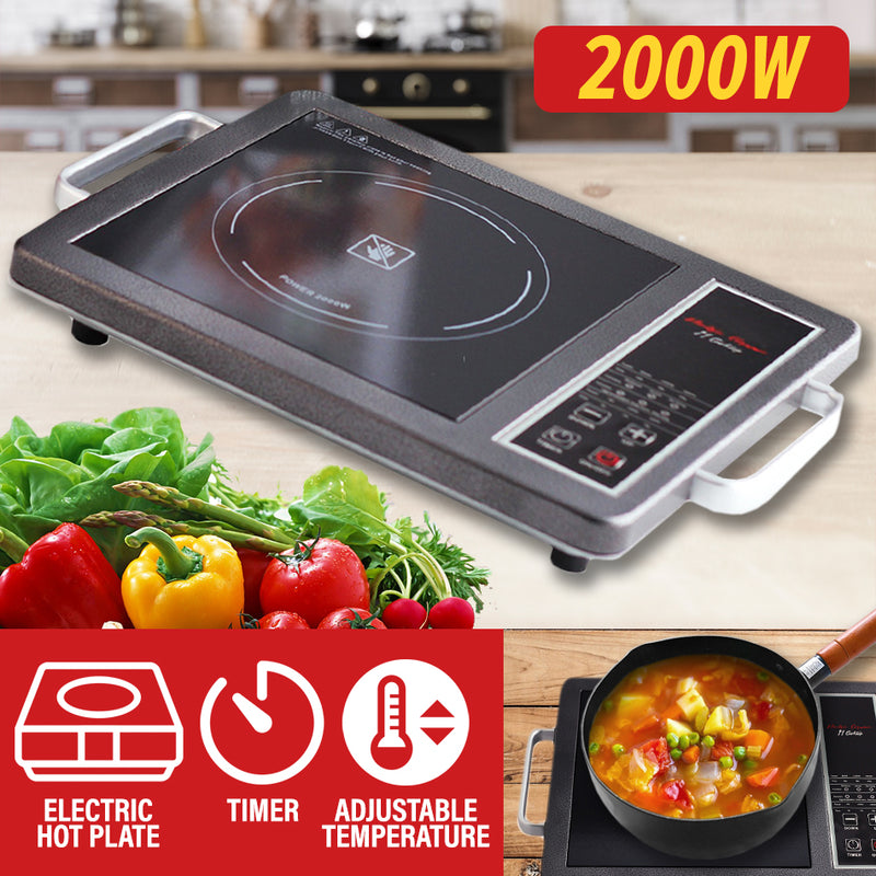 idrop Kitchen Electric Hot Plate Cooker with Adjustable Temperature Control 2000W