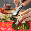 idrop Stainless Steel Vegetables and Scallion Cutter & Slicer / Pisau Bilah Pemotong Sayur / 不锈钢松肉器(不锈钢切葱器