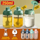 idrop [ 250ml ] Seasoning Honey & Oil Glass Jar Storage Cup