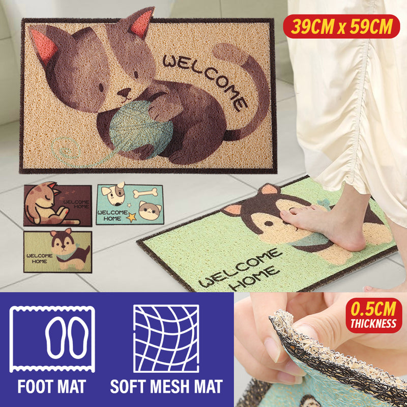 idrop [ 39cm x 59cm ] Household Cartoon Floor Foot Door mat