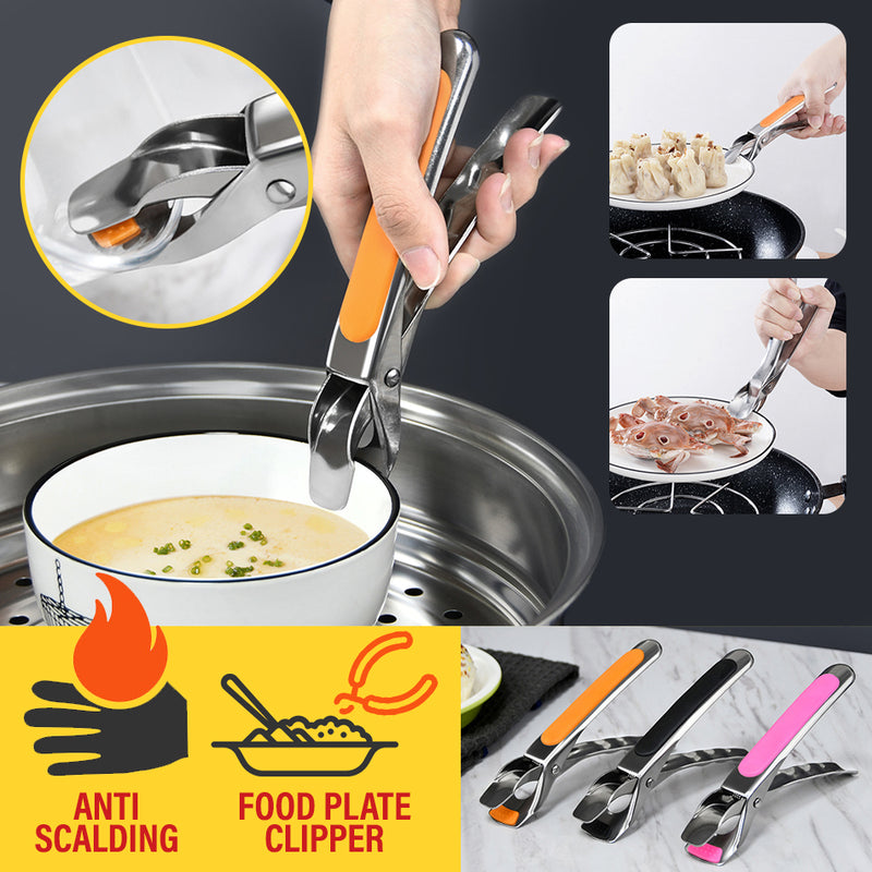 idrop Stainless Steel Anti-Scalding Nonslip Hot Plateware Clipper [ 1pc ]