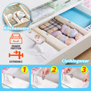idrop Drawer Storage Expandable Extendable Partition Divider / Pembahagi Laci / 抽屉收纳分隔板  [ 28CM~44CM ]