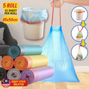 idrop [ 5 Rolls ] Drawstring Garbage Rubbish Bag / Beg Sampah Bersama Tali Ikat / 5卷抽拉绳圾袋45*50CM(万家净