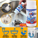 idrop [ 110g ] Anti Clogging Cleaning Powder Agent for Dredging Pipe Sewer Pumbling