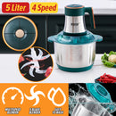 idrop [ 5 Liter ] 4 Speed Kitchen Meat Blender Grinder Machine / Mesin Pengisar Daging Pelbagai Kelajuan Mengisar / 5L新款绞肉和面机4速