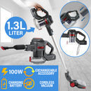 idrop [ 100W / 2200mAh ] Rechargeable Strong Suction Cordless Vacuum [ 1.3L ]