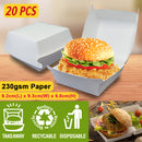 idrop [ 20pcs ]Plain Burger Box Use Paper - ISA C [ 230gsm ]