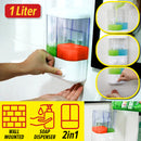 idrop [ 1L ] 2 IN 1 Gel & Shampoo Wall Mounted Dispenser