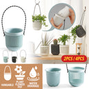 idrop [ 2pcs / 4pcs ] Mini Hanging Flower Plant Pot Decor