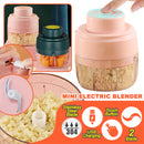 idrop Cordless Mini Electric USB Portable Garlic Blender Grinder