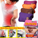 idrop Electric Heating Warm Bag Pillow Body Ache Relief with Clip Charger