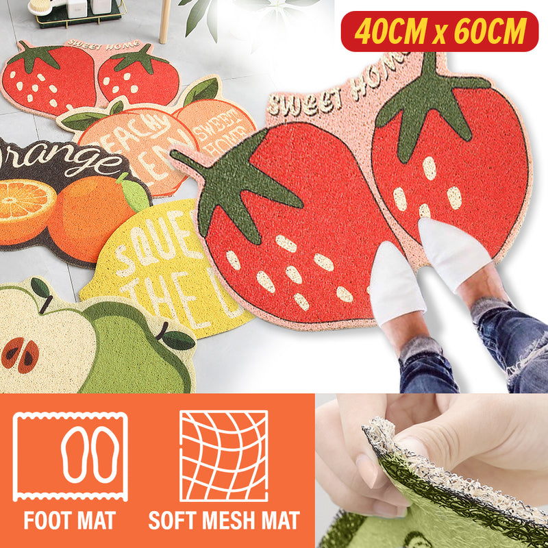 idrop 40cm x 60cm Cartoon Fruit Floor Doormat