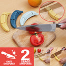 idrop 2 Stage Banana Shape Kitchen Knife Sharpener / Pengasah Pisau Bentuk Pisang / 香蕉磨刀器
