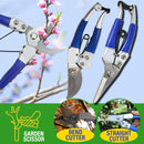 idrop Straight / Bend Garden Scissors Gardening Pruning Twigs and Branch Cutting Shear Clipper / Pemotong Ranting Pokok / 园艺修剪刀