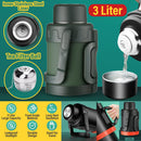 idrop [ 3 Liter ] Portable Food Grade SUS304 Stainless Steel Thermal Kettle / Botol Cerek Bekas Terma Keluli Tahan Karat Gred Makanan / 3升便携食品级304不锈钢保温水壶