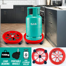 idrop 5 Wheel Gas Tank Cylinder Portable Roller / Alas Tong Gas Mudah Alih / 5轮气瓶压路机