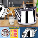 idrop Yuan Hao Classic Stainless Steel Drinking Kettle / Cerek Air Klasik / 经典不锈钢水壶 [ 3L / 4L / 5L / 6L / 7L ]
