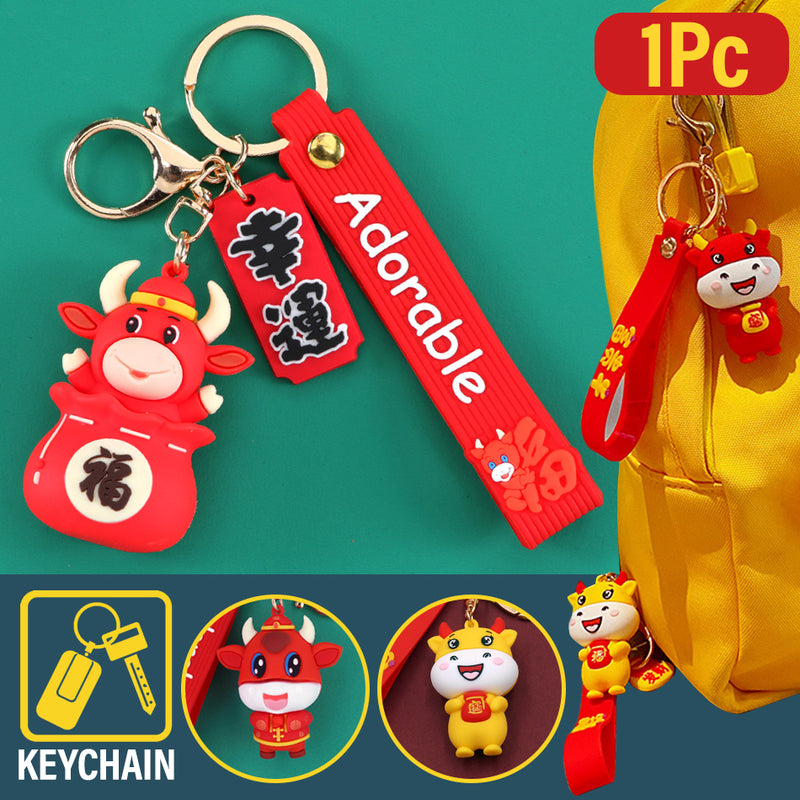 idrop CHINESE NEW YEAR - CNY Ox Mascot Keychain [ 1pc ]
