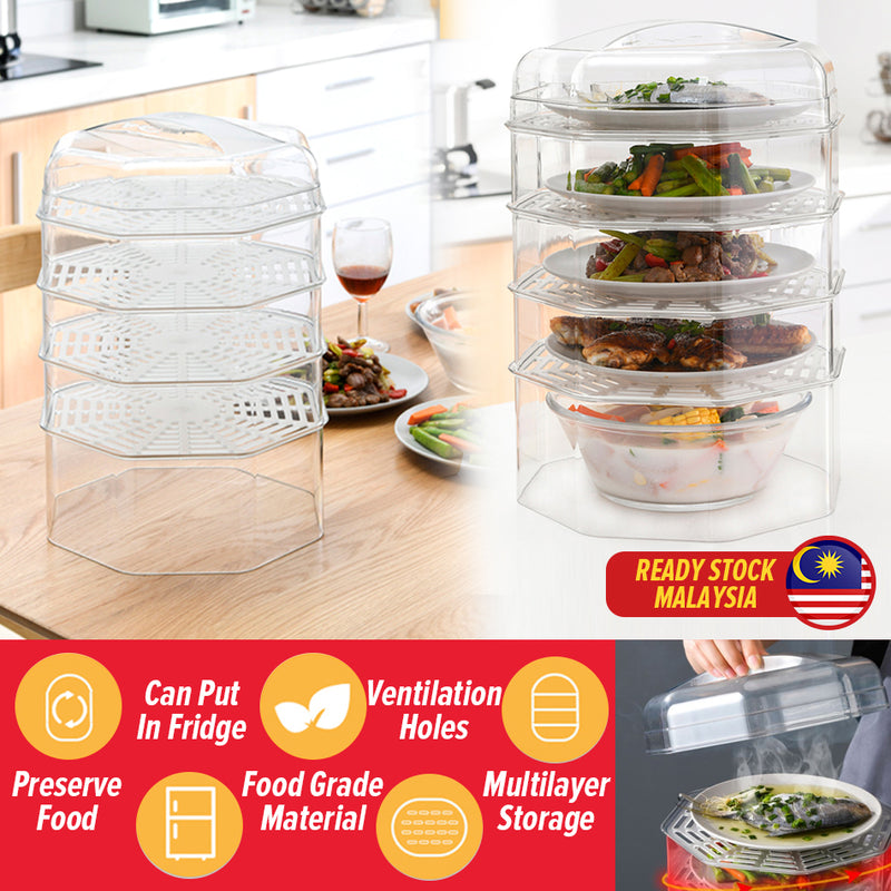 idrop Multilayer Kitchen Insulation Heat Preserving Food Storage Tower