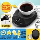 idrop Electric Cup Mug Warmer Smart Touch / 8 Power level / Auto Shutdown / 20W / 120V / 60Hz [ Ceramic Cup NOT INCLUDED ]
