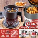 idrop 1.7L Stainless Steel Kitchen Oil Pot Filter Cup