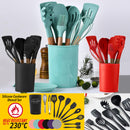 idrop 230°C Heat Resistant Kitchen Food Grade Cooking Silicone Utensils Cookware Kitchenware Set