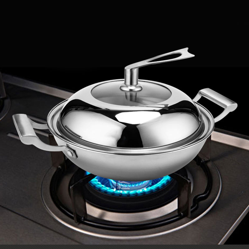 idrop Double Handle Cooking Frying Couldron Pan [ 36cm ]