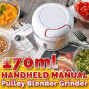 idrop 170ml Mini Handheld Manual Pulley Portable Blender Grinder