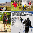 idrop Outdoor Hiking Trekking Durable Walking Stick - Telescopic Adjustable Extending Stick
