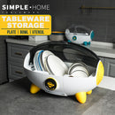 idrop Household Kitchen Utensil Bowl Plates Utensil Dishrack Storage Container Box