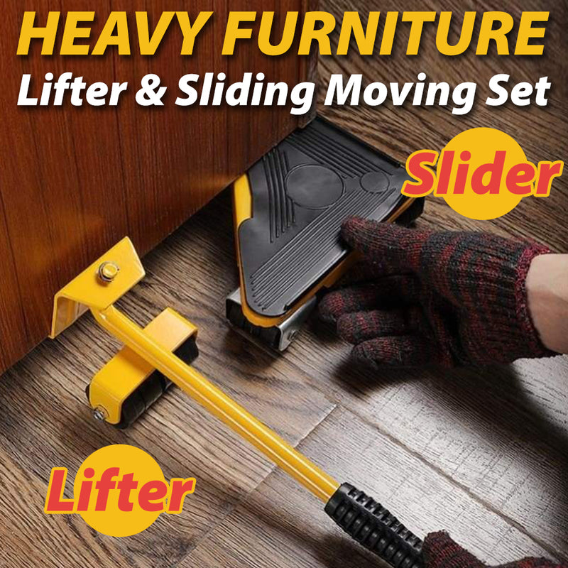 idrop Heavy Duty Furniture Lifter Mover and Moving Slider Tool Set