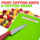 idrop Fruit Cutting Knife and Chopping Board Set Cutlery Kitchen Tools