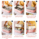 idrop [ 1L ] Electric Lunchbox with Stainless Steel SUS304 Container 300W with FREE Sppon & Chopsticks / Kotak Memasak Elektric / 1L不锈钢电热饭盒(蒸煮饭盒)(304)(300W)(内置勺筷