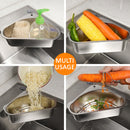 idrop Stainless Steel Sink Drain Basket SUS304 / Bekas Sisa Sinki Keluli Tahan Karat / 不锈钢水槽沥水垃圾篮(304)