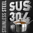 idrop [ 2 LAYER ] 18CM Stainless Steel Milk Pot + Steamer layer Cooker