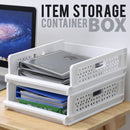 idrop Wardrobe Plastic Stackable Storage Box / Rak Kotak Penyimpanan / 衣柜塑料收纳筐