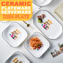 idrop Ceramic Family Plateware Dish Serveware [ Square / Oblong Plate  ]