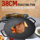 idrop [ 38CM ] Nonstick Roasting Pan Plate / Piring Tidak Lekat Memanggang / 双用烤肉盘