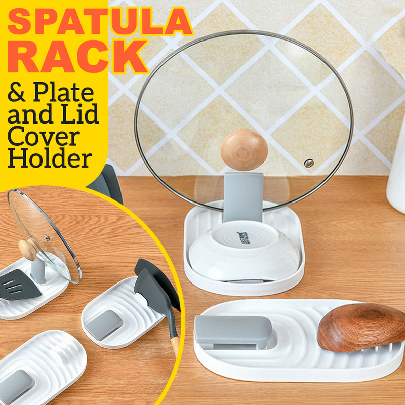 idrop Spatula Rack & Lid Cover Storage Holder