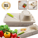 idrop MULTIFUNCTION Kitchen Food Container / Chopping Board / Drainer