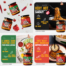 [HuiWei Kitchen] 🌶️🔥 3 In 1 Sambal Bundle Pack / 3合1回味叁巴礼包🔥🌶️ Chili /辣椒酱