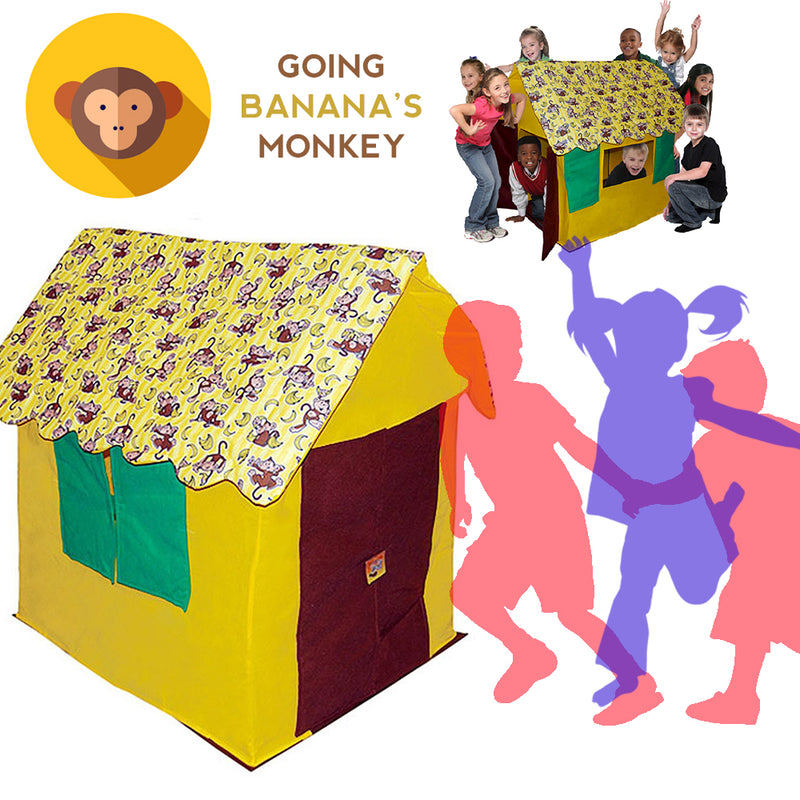 idrop Going Banana's Monkey - Children's Play House Tent