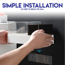 idrop 2 in 1 Wall Mount Waterproof Tissue Trash Bag Box Toilet